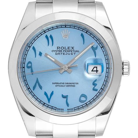 rolex datejust arabic crest|rolex datejust 41 silver dial.